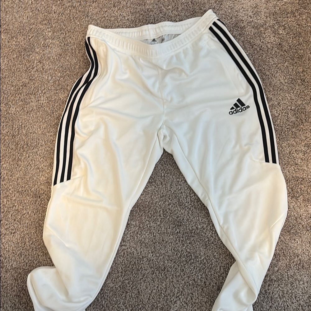Adidas Men’s White Track Pants